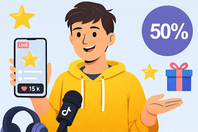 TikTok ăn bao nhiêu phần trăm quà tặng? Người livestream nhận được bao nhiêu?
