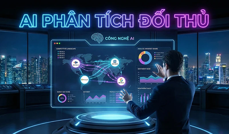 AI phân tích đối thủ SEO | Nội dung, SERP, backlink & chiến lược hành động