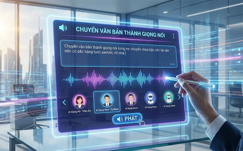 Chuyển văn bản thành giọng nói miễn phí | Hỗ trợ nhiều ngôn ngữ