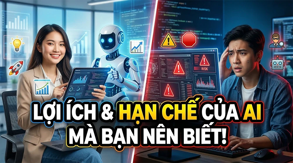 Lợi ích và hạn chế của AI mà bạn nên biết